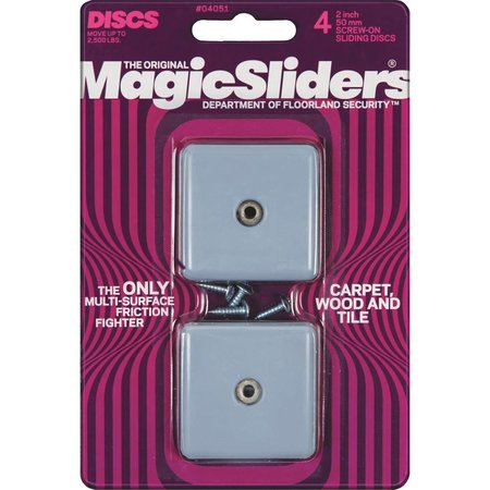 MAGIC SLIDERS Screwon Sliding Disc 4Pk 04051